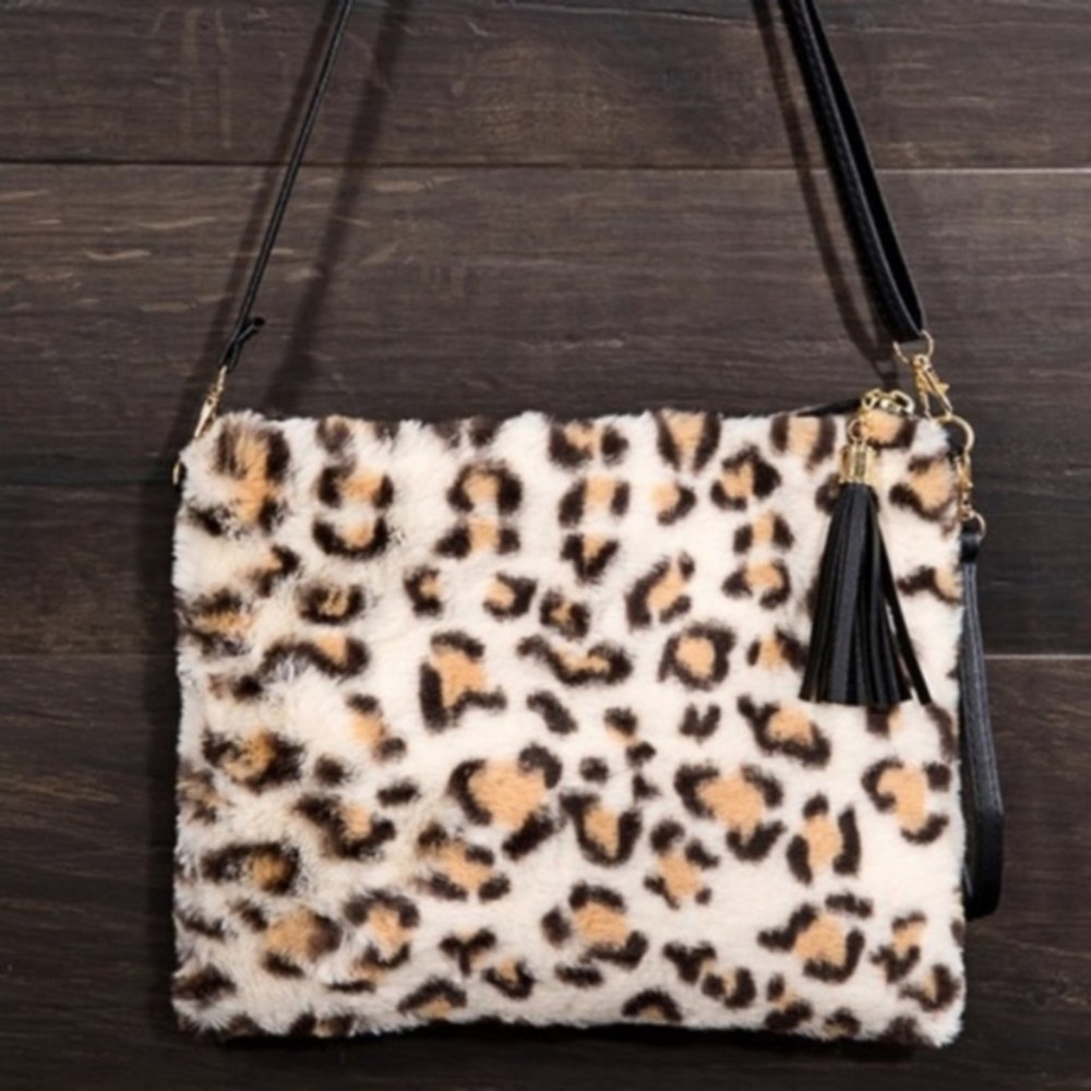 NEW Vegan Fur Crossbody